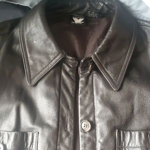 Vintage Dark brown leather jacket